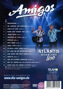 Die Amigos: Atlantis wird leben (Live Edition), DVD