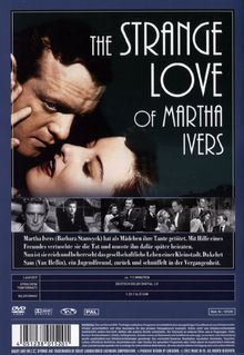 The Strange Love Of Martha Ivers, DVD