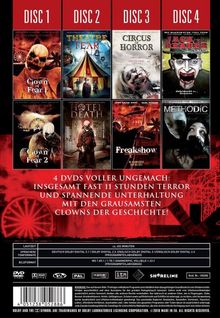 Die grosse Horror Clowns Box (8 Filme auf 4 DVDs), 4 DVDs