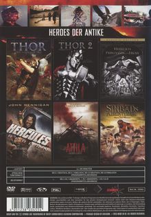 Heroes der Antike (6 Filme auf 2 DVDs), 2 DVDs