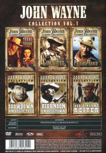 John Wayne Collection Vol. 1, DVD