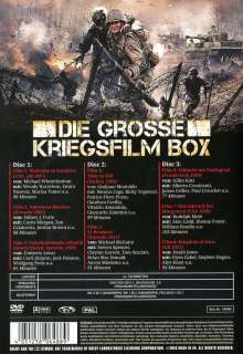 Die grosse Kriegsfilm Box (8 Filme auf 3 DVDs), 3 DVDs