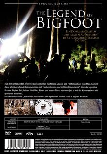 The Legend of Bigfoot, DVD