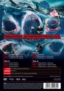 Box der Mega Haie (12 Filme auf 4 DVDs), 4 DVDs