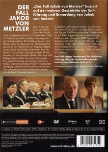 Der Fall Jakob von Metzler, DVD