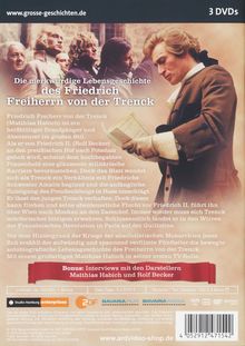 Die merkwürdige Lebensgeschichte des Friedrich Freiherrn von der Trenck, 3 DVDs