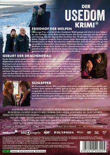 Usedom-Krimi: Friedhof der Welpen / Geburt der Drachenfrau / Schlepper, 2 DVDs