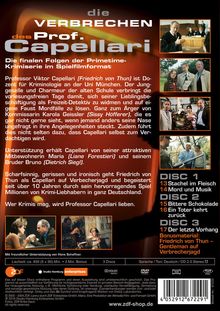 Die Verbrechen des Professor Capellari (Folge 13-17), 3 DVDs