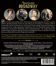 "Bullets over Broadway" - Ein junger Autor überlässt einer talentfreien Mafiatbraut die Hauptrolle für Broadway-Erfolg.