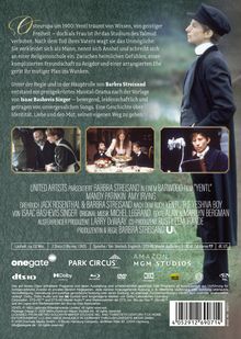 "Osteuropa um 1900: Yentl träumt von Wissen, von geistiger Freiheit." Drei Filmszenen zeigen intensive Dialoge und Emotionen.