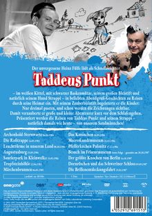 DVD: "Taddeus Punkt" – ein Schnellzeichner mit Hund Struppi. Enthält Reisen und Geschichten, präsentiert vom Sandmännchen.