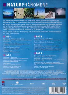 Natur Phänomene - Die schönsten Dokumentationen aus 25 Jahren UNIVERSUM, 4 DVDs