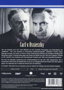 Carl v. Ossietzky, DVD