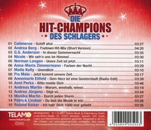 Die Hit Champions des Schlagers, CD