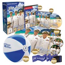 Die Schlagerpiloten: Blue Hawaii (Limitierte Fanbox Edition), 1 CD, 1 DVD und 1 Merchandise