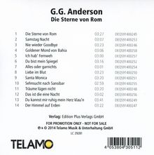 G.G. Anderson: Die Sterne von Rom, CD