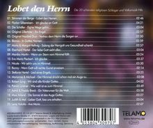 Lobet den Herrn: Die 20 schönsten religiösen Schlager- und Volksmusik-Hits, CD