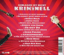 Rebel Tell: Schlager ist nicht kriminell, CD