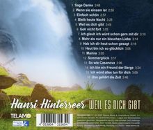 Hansi Hinterseer: Weil es dich gibt, CD