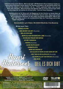 Hansi Hinterseer: Weil es dich gibt, DVD