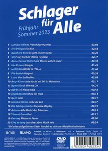 Schlager für Alle (Frühjahr / Sommer 2023), DVD