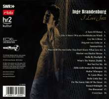 Inge Brandenburg (1929-1999): I Love Jazz, CD