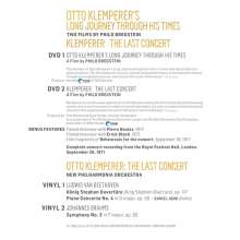 Otto Klemperer's Long Journey Through His Times / Klemperer - The Last Concert (Dokumentationen), 2 DVDs und 2 LPs