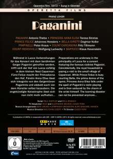 Franz Lehar (1870-1948): Paganini (Operettenfilm), DVD