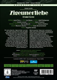 Franz Lehar (1870-1948): Zigeunerliebe (Operettenverfilmung), DVD