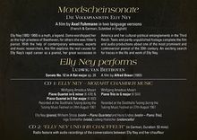 "Mondscheinsonate - Die Volkspianistin Elly Ney" &amp; "Elly Ney performs Ludwig van Beethoven", 1 DVD und 2 CDs