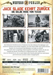 Jack Slade kehrt zurück - Die gelbe Rose von Texas, DVD