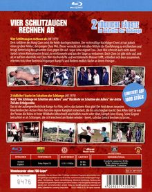 Vier Schlitzaugen rechnen ab / Zwei tödliche Fäuste im Schatten der Schlange (Blu-ray), Blu-ray Disc