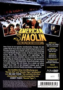 American Shaolin - King of Kickboxers 2 (Blu-ray &amp; DVD im Mediabook), 1 Blu-ray Disc und 1 DVD