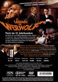 Die Legende Vom Werwolf, DVD