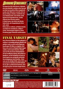 Burning Vengeance / Final Target, DVD
