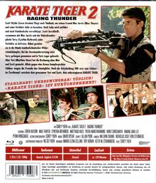 "Karate Tiger 2: Raging Thunder" – Actionfilm über Rettungsmission in Thailand. Szenen: Mann mit Armbrust, Kampftrainings.