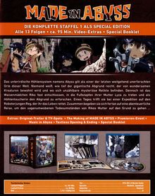 Made in Abyss Staffel 1 (Special Edition) (Blu-ray), 2 Blu-ray Discs