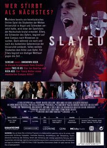 Slayed - Wer stirbt als nächstes?, DVD