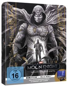 Moon Knight Staffel 1 (Ultra HD Blu-ray &amp; Blu-ray im Steelbook), 2 Ultra HD Blu-rays und 2 Blu-ray Discs