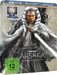 Ahsoka Staffel 1 (Ultra HD Blu-ray &amp; Blu-ray im Steelbook), 2 Ultra HD Blu-rays und 2 Blu-ray Discs