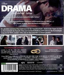 Titel: "Das DRAMA - Noch mal auf Anfang."  
Zitate:  
„Der vielleicht realistischste Liebesfilm aller Zeiten.“  
„Zendaya und Robert Pattinson harmonieren hervorragend.“  
Hauptbild: Ein Paar in inniger Umarmung.  
Drei Szenenbilder darunter.  
Technische Daten und Bonusmaterial beschrieben.  
Zwei goldene Ringe als Symbol.