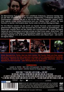 Oben eine Beschreibung über den Meeresbiologen Buck Grey und seine Entdeckung. Darunter mehrere Filmszenen. Unten technische Details.