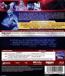 Als Videospielentwickler Flynn hackt, erlebt er eine digitale Welt. Bonusmaterial: Interviews, Szenen. Disney-Logo.