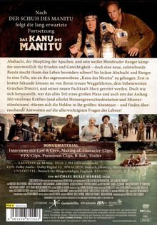 Nach "Der Schuh des Manitu" folgt die Fortsetzung "Das Kanu des Manitu". Bonusmaterial: Interviews, Making of, Clips.