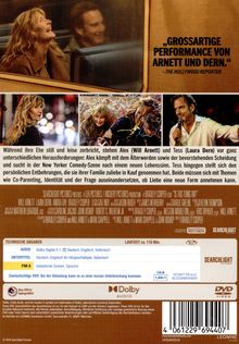 „Grossartige Performance von Arnett und Dern.“ - Szenenbilder mit lachenden Personen und technischen DVD-Details.
