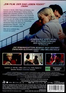 „Ein Film, der das Leben feiert“ - CINEMA. Bild mit einem Paar in enger Umarmung und weiteren Filmszenen. Laufzeit 100 Min.