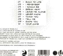 Frozen Silk: Back to Life, CD