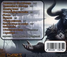 Trackliste mit elf Titeln und Zeiten. Illustration eines Minotaurus mit einem Schiff im Hintergrund.