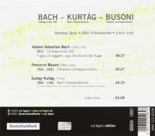 Andreas Grau &amp; Götz Schumacher - Bach/Kurtag/Busoni, CD