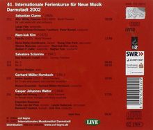 Internationale Ferienkurse für Neue Musik Darmstadt 2002, CD